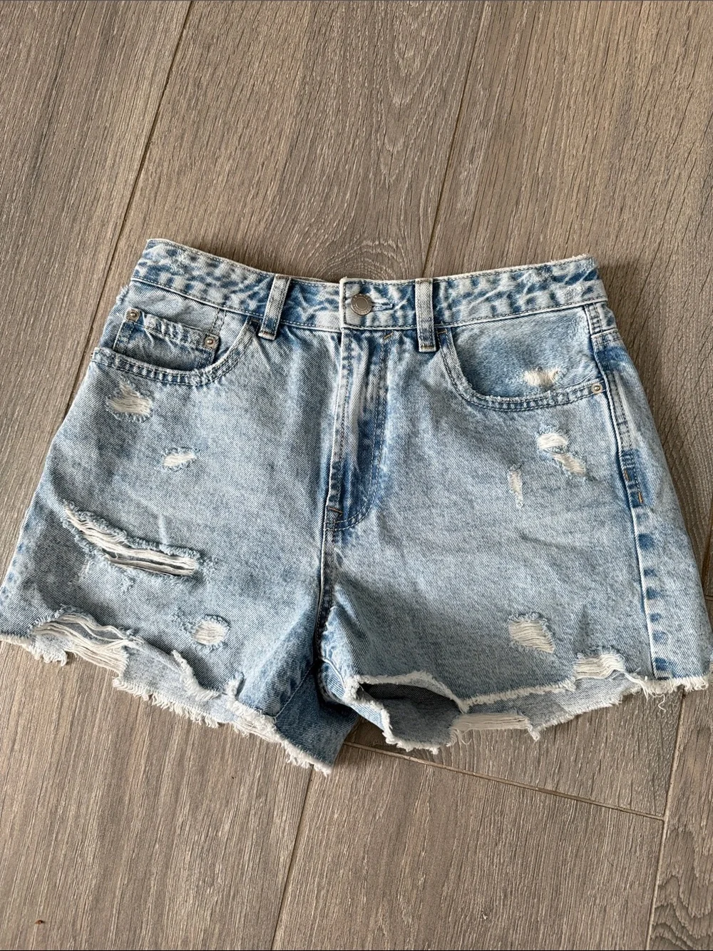 Denim shorts